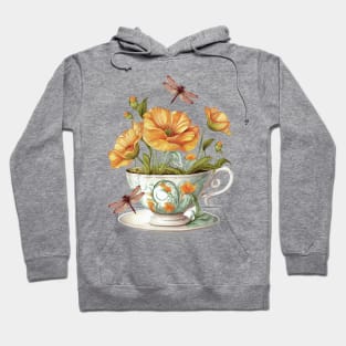 Floral Teacup Collection A Hoodie